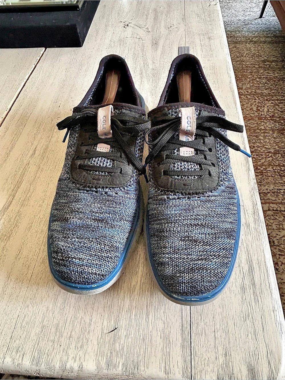 Cole Haan Generation ZERØGRAND Stitchlite Sneakers Men’s 12 Blue Gray